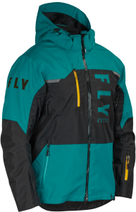 CARBON JACKET BLACK/TEAL/ORANGE LG