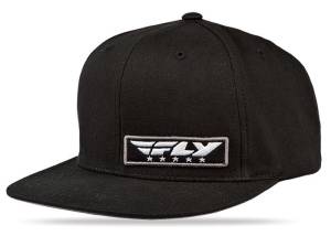 FLY STREET SNAPBACK HAT BLACK BLACK O/S