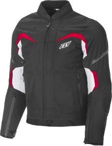 BUTANE JACKET BLACK/WHITE/RED 2X