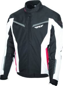 STRATA JACKET BLACK/WHITE/RED MD