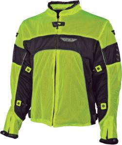 COOLPRO II MESH JACKET FLO. YELLOW/BLACK 2X