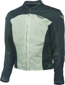 FLUX AIR MESH JACKET SILVER/BLACK 2X