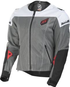 FLUX AIR MESH JACKET BLACK/WHITE 2X