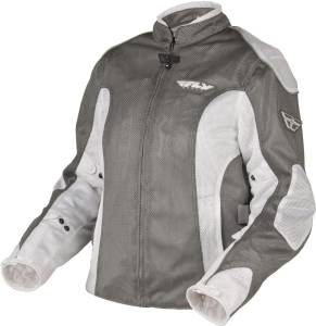 LADIES COOLPRO II MESH JACKET WHITE +1