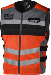 FAST-PASS VEST NEON ORANGE 2X/3X