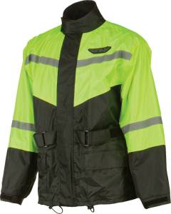 2-PIECE RAIN SUIT BLACK/HI-VIS 3X