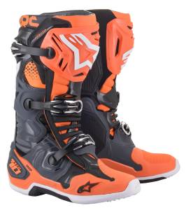 TECH 10 BOOTS COOL GREY/ORANGE FLUO SZ 07