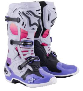 TECH 10 LE DAYTONA 23 BOOTS GREY/ORANGE FLUO/RHODAMINE 8