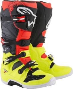 TECH 7 BOOTS YELLOW/RED/GREY SZ 05