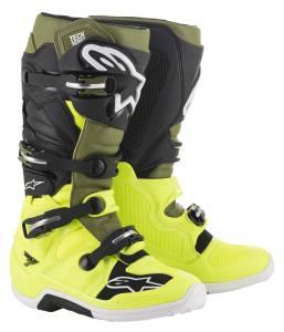 TECH 7 BOOTS YELLOW/MILITARY/BLACK SZ 05