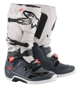 TECH 7 BOOTS DARKGRY/LGHTGRY/RED SZ 09