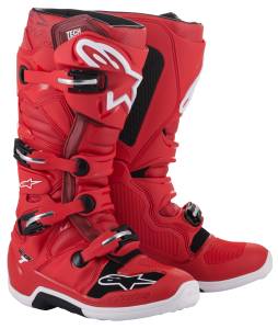 TECH 7 BOOTS RED SZ 05