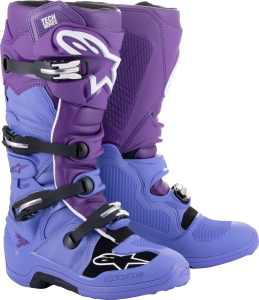 TECH 7 BOOTS DOUBLE PURPLE/WHT SZ 5