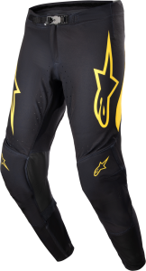 SUPERTECH WARD PANTS BLACK/YELLOW SZ 28