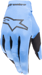 YOUTH RADAR GLOVES LIGHT BLUE/BLACK Y3XS