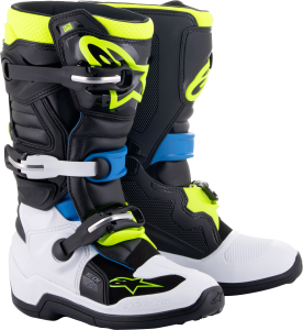 TECH 7S BOOTS BLK/ENAMEL BLU/FLUO YEL SZ 2