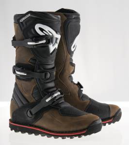 TECH-T BOOTS BROWN OILED LEATHER SZ 10