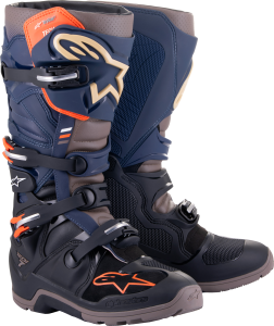 TECH 7 ENDURO DRYSTAR BOOTS BLK/NGT NVY/WM GREY SZ 5