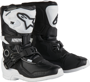 TECH 3S KIDS BOOTS WHITE/BLACK SZ 1