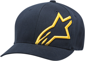 CORP SHIFT 2 CURVED BRIM HAT NAVY/GOLD LG/XL