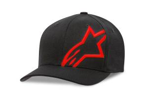 CORP SHIFT 2 CURVED BRIM HAT BLACK/RED LG/XL