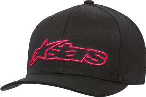 BLAZE FLEXFIT HAT BLACK/RED LG/XL