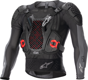 BIONIC PLUS V2 PROTECTION JACKET BLACK/ANTHRACITE/RED 2X