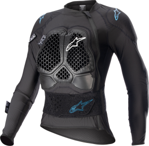 STELLA BIONIC ACTION V2 PROTECTION JACKET BLK/CYAN  LG