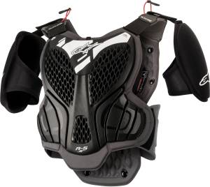 YOUTH A-5 S BODY ARMOR BLACK/COOL GREY YS/YM