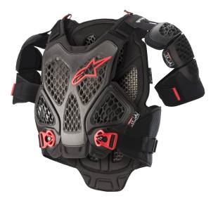 A-6 CHEST PROTECTOR BLACK/ANTHRACITE XS/SM