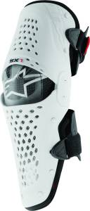 SX-1 KNEE GUARDS WHITE/BLACK SM/MD