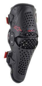 SX-1 V2 KNEE PROTECTOR BLACK/RED SM/MD