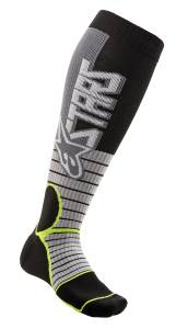 MX PRO SOCKS COOL GREY/YELLOW SMALL