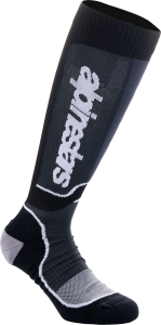 MX PLUS SOCKS BLACK/WHITE SM