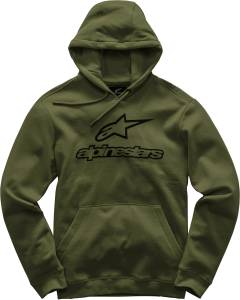 ALWAYS FLEECE HOODY 2XL (MILITARY)