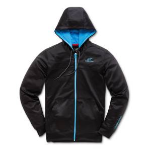 FREERIDE FLEECE BLACK/BLUE MD