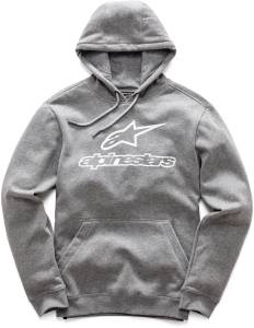 ALWAYS FLEECE HOODIE GREY HEATHER LG