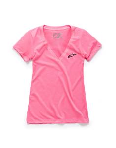 WOMEN'S AGELESS V-NECK TEE PINK LG