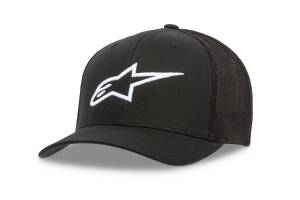 WOMEN'S AGELESS TRUCKER HAT BLACK/WHITE