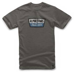 BATTERY TEE CHARCOAL GREY SM