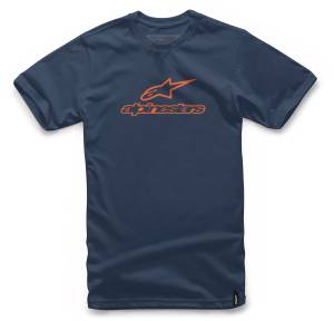 ALWAYS TEE NAVY/ORANGE 2X