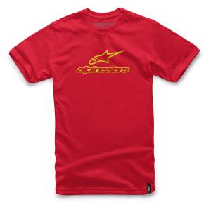 ALWAYS TEE RED/HI-VIS YELLOW 2X