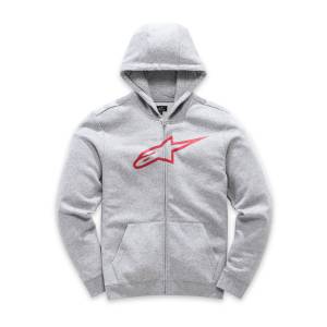 YOUTH AGELESS FLEECE GREY/RED LG