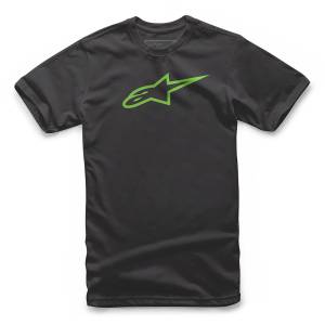 YOUTH AGELESS TEE BLACK/GREEN XS