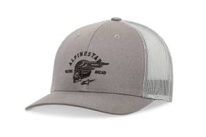 SKULLISION TRUCKER HAT GREY/BLACK