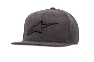 AGELESS FLATBILL HAT CHARCOAL/BLACK LG/XL