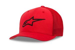 AGELESS MESH HAT RED/BLACK LG/XL