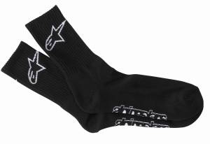 CREW SOCKS BLACK 2X BLACK 2X