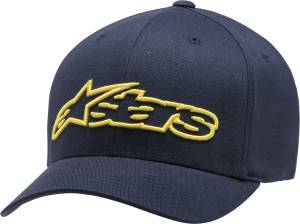 BLAZE FLEXFIT HAT NAVY/YELLOW LG/XL