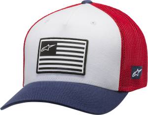 FLAG HAT WHITE LG/XL